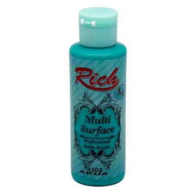 Rich Multi Surface Paint 2202 130ml Aqua